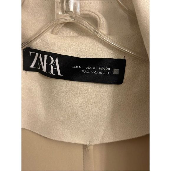 NWT - Zara Medium Faux Suede Vest Jacket- - Picture 9 of 16